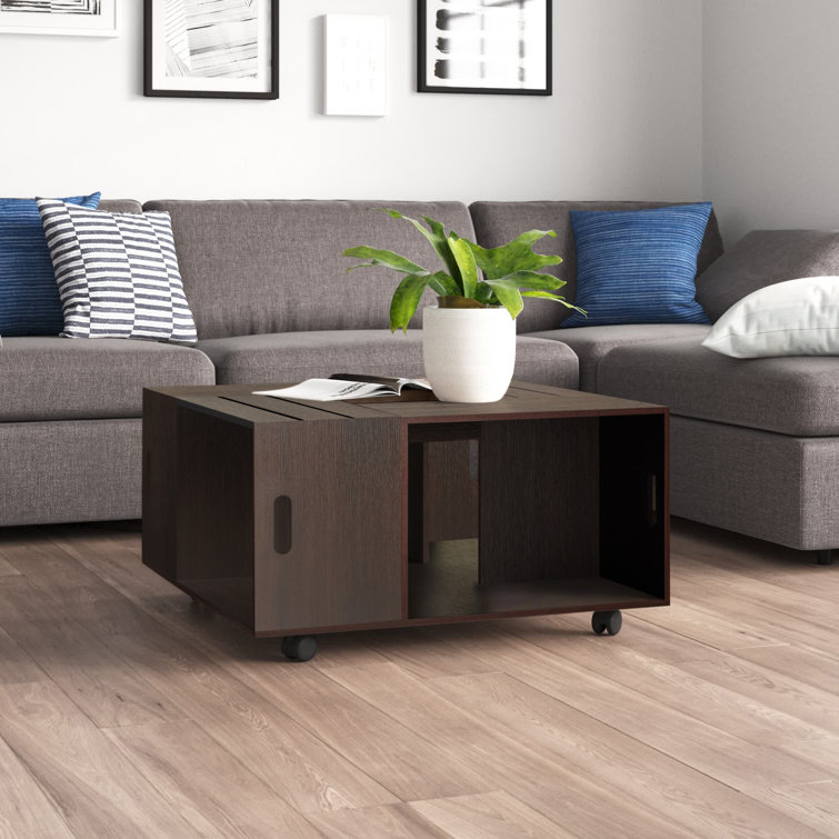 Wayfair espresso deals coffee table